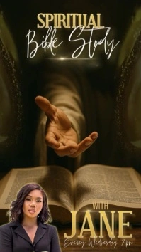 Bible Study Instagram Story template