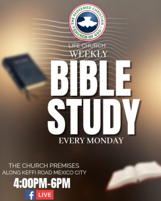 Weekly Bible Study Template | PosterMyWall