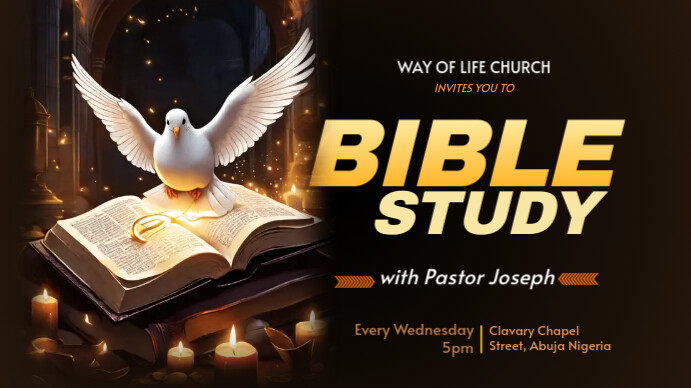 BIBLE STUDY Template | PosterMyWall