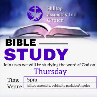 Bible study Instagram Post template