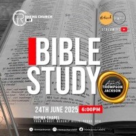 Cinzento Bible Study Event Instagram 帖子 Template