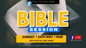 Grøn Bible Session Digital Display Template