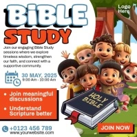Bible Study Instagram Post template
