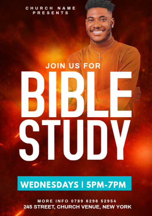 Bible study Template | PosterMyWall