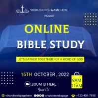 Bible Study Template | PosterMyWall