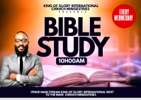 bible study Postcard template