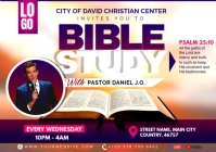 bible study A5 template