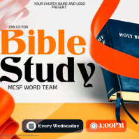 Bible study Publicação no Instagram template