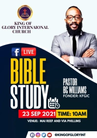 Bible study A5 template