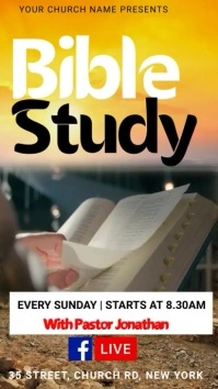 bible study Instagram Story template