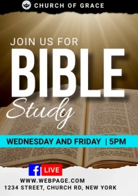 Bible study A1 template