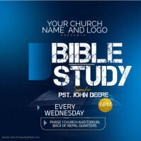 Bible study Instagram Post template