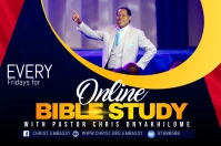 BIBLE STUDY Этикетка template