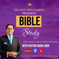 Bible study Instagram na Post template