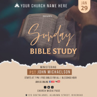 Bible Study Template | PosterMyWall