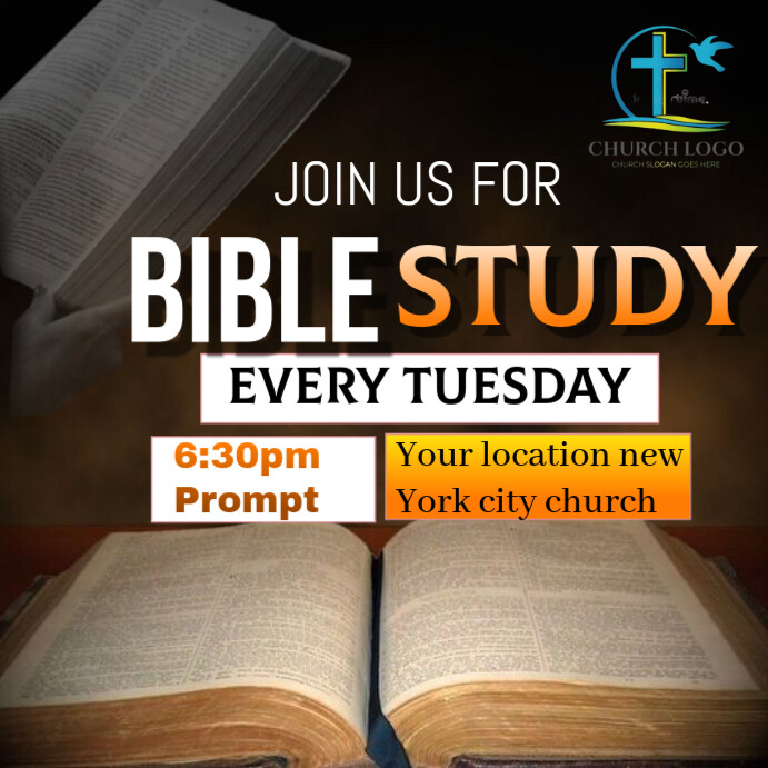 Bible study Instagram na Post template