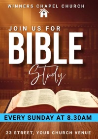 Bible study A1 template