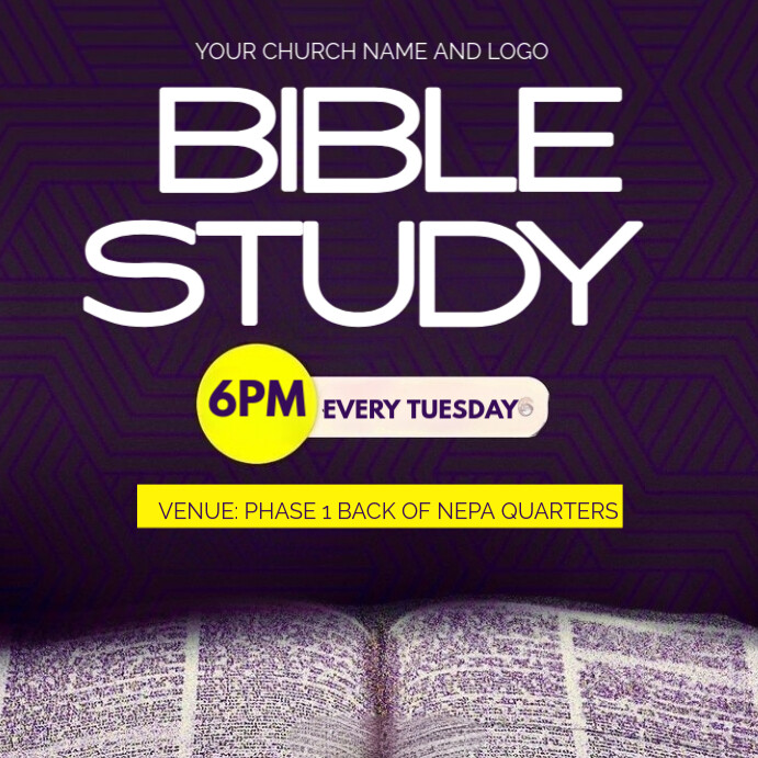 Bible study Instagram Plasing template