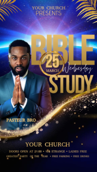 Bible Study Digitalt display (9:16) template
