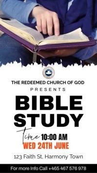 Bible Study Design Template Instagram Story