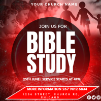 Bible Study Event Instagram Post Instagram-bericht template