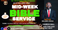 Bible study events flyer template โฆษณาบน Facebook