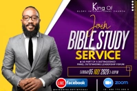 BIBLE STUDY FLYER Label template