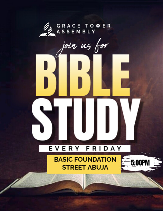 Plantilla de Bible study flyer | PosterMyWall