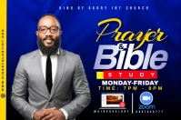 BIBLE STUDY FLYER Etichetta template