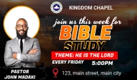 bible study flyer 标记 template