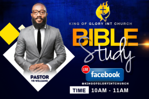 BIBLE STUDY FLYER Etykieta template