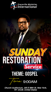 bible study flyer Instagram Story template