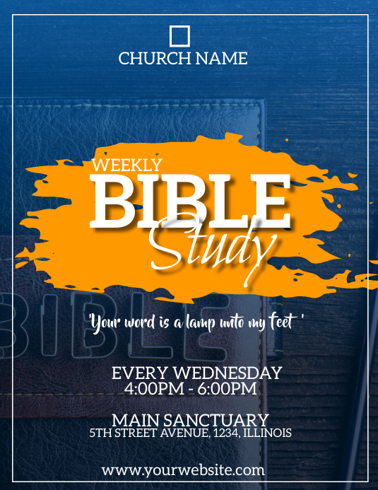 bible study flyer Template PosterMyWall