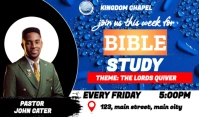 bible study flyer 标记 template
