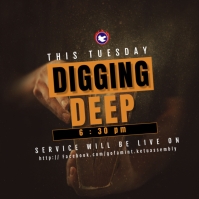 Bible study flyer Template Message Instagram