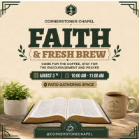 Bible Study Gathering โพสต์บน Instagram template