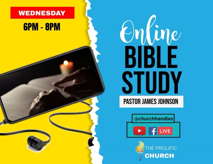 Bible Study Invitation Template PosterMyWall