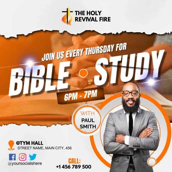 BIBLE STUDY INVITATION FLYER POSTER Template PosterMyWall BIBLE STUDY INVITATION FLYER POSTER Template PosterMyWall