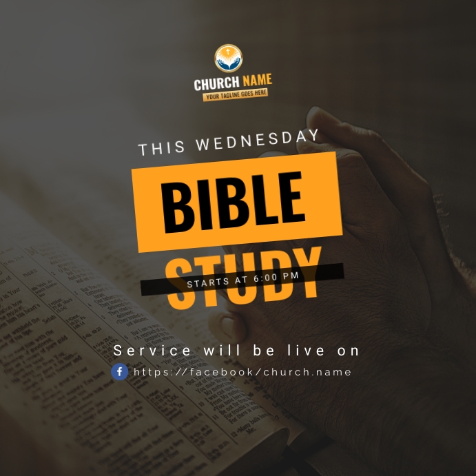 Bible study invitation template PosterMyWall Bible study invitation template PosterMyWall
