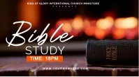bible study lower third Digital Display (16:9) template