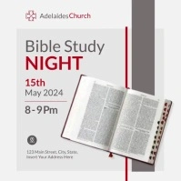 Bible study modern minimal template Instagram-opslag