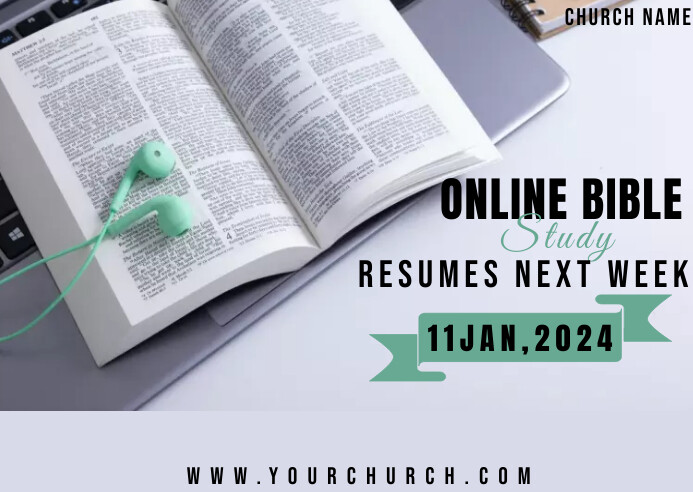 bible study poster Template | PosterMyWall