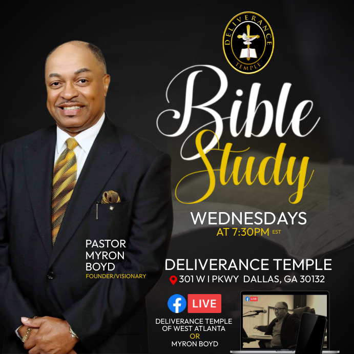 Bible Study Promo Template | PosterMyWall