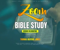 Bible study service Rectangle moyen template