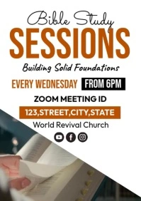 Bible Study Session A3 template