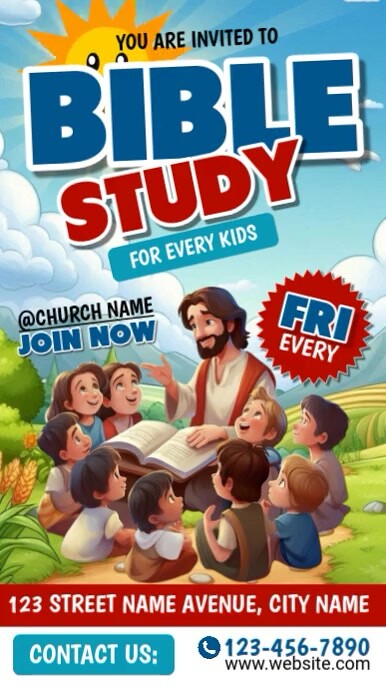 Bible Study Template Instagram Reel