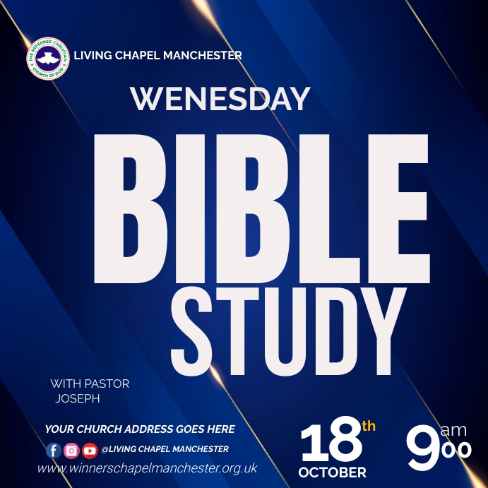BIBLE STUDY TEMPLATE PosterMyWall