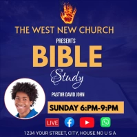 bible study Template Instagram na Post