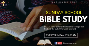 bible study Template Imagen Compartida en Facebook