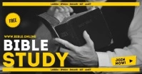 BIBLE STUDY VIDEO BANNER Facebook Shared Image template